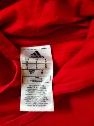 Sudadera Adidas Roja Talla S