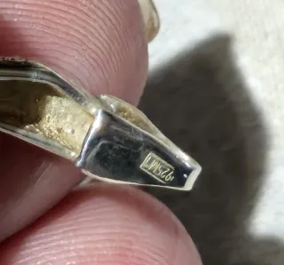 Pulsera de plata con eslabones