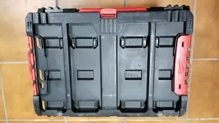 adaptador packout + 3 cajas Milwaukee