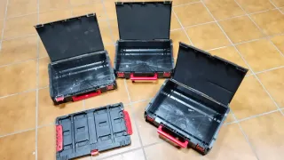 adaptador packout + 3 cajas Milwaukee