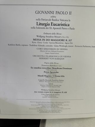 Vinilo Messa dell'Incoronazione Mozart