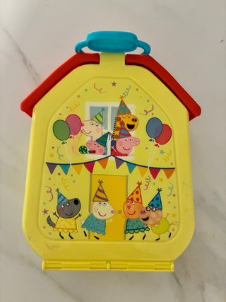 Casita Peppa Pig con 4 figuras