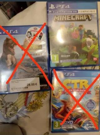 PS4: Minecraft, CTR y Jurassic World 2