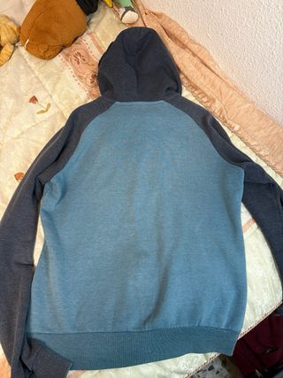 Chaqueta Fila Algodón Frizada Azul/Gris
