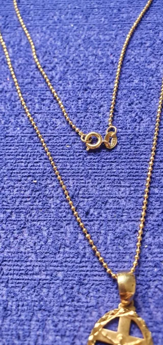 Cadena Primera Comunión en oro laminado