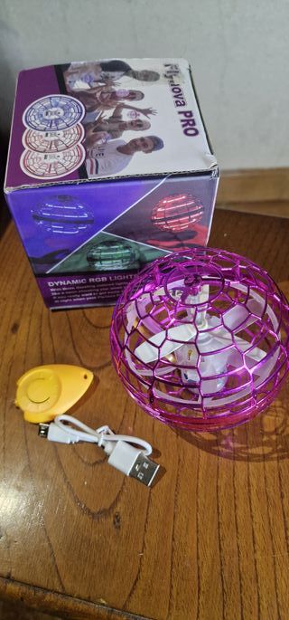 Dron Bola Voladora Flynova Pro Rosa