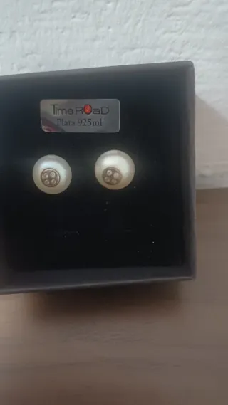 Pendientes Time Road Perlas Plata 925