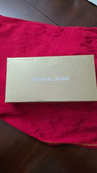 Billetera Michael Kors Marrón y Dorada