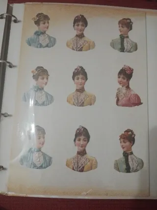 Lote 13 cromos litográficos S. XIX-XX