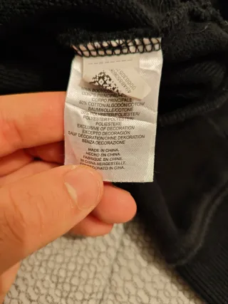 Felpa girocollo Fila nera