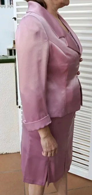 Traje fiesta chaqueta y falda talla 48