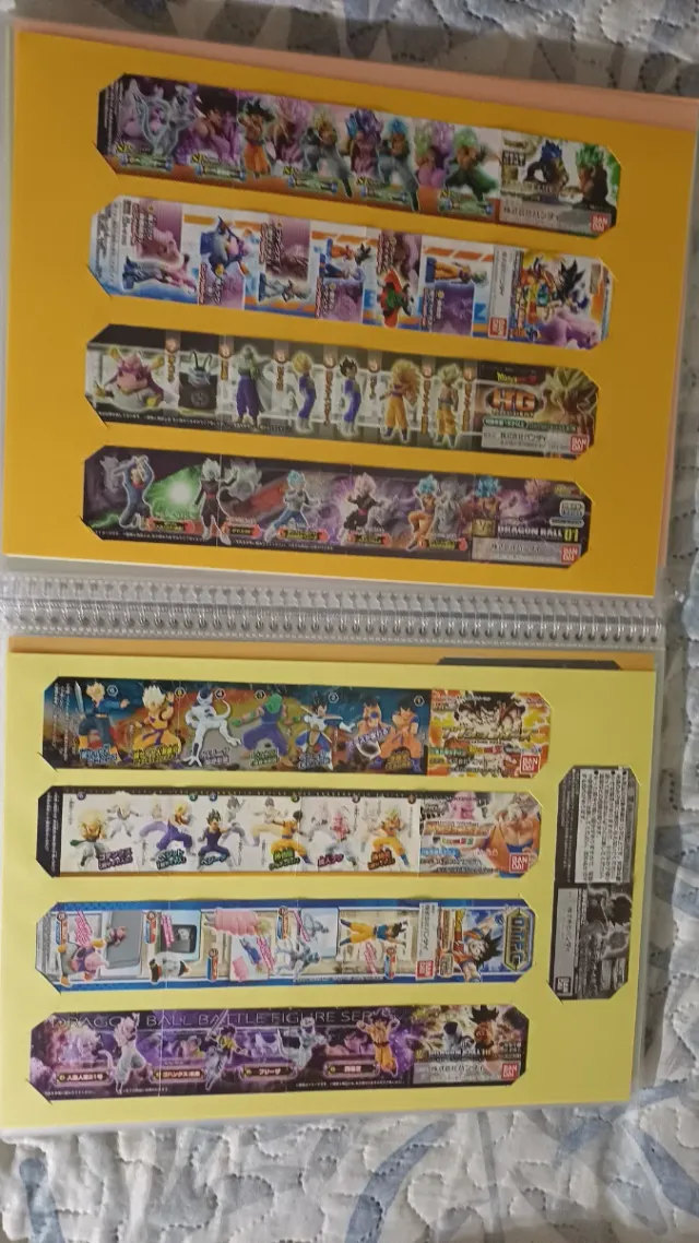 Album de folletos de dragon ball gashapon