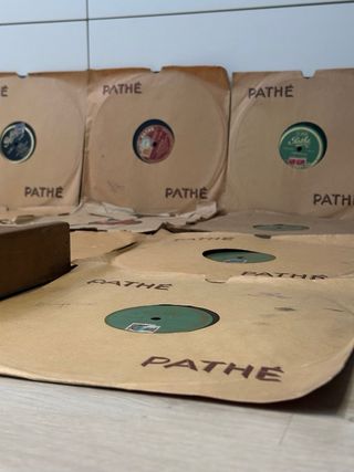 35 Discos de Pizarra para gramófono