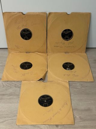 35 Discos de Pizarra para gramófono