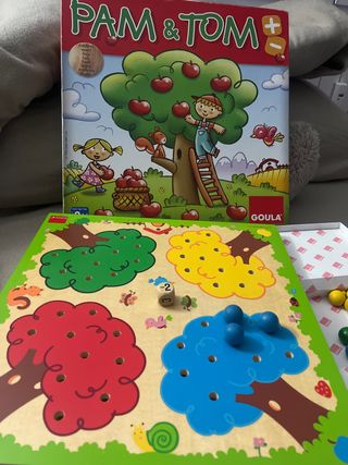 Juego infantil de madera Pam & Tom