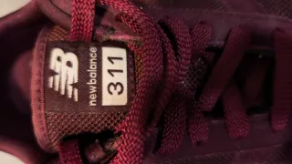 Zapatillas New Balance Granate/Blanco