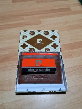 Porta tessere Pierre Cardin marrone