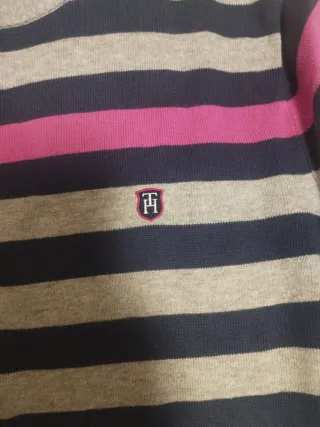Jersey Tommy Hilfiger Rayas Azul y Rosa