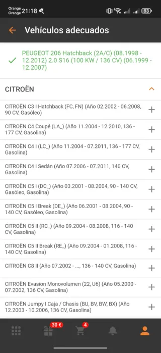 Kit Embrague LuK 623 3043 21 PSA