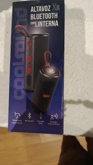 Altavoz Bluetooth Coolsound XR con Linterna