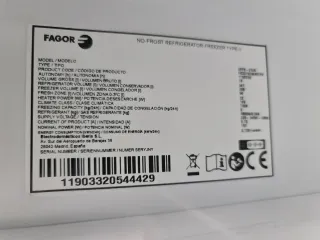 Nevera Fagor A++ Blanca