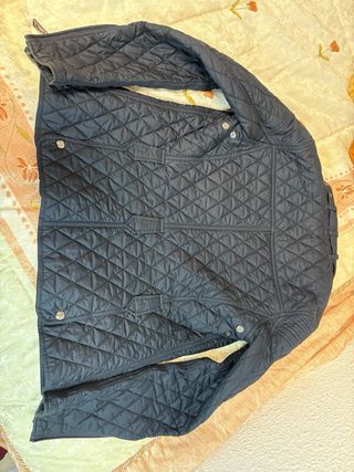 Chaqueta impermeable azul marino