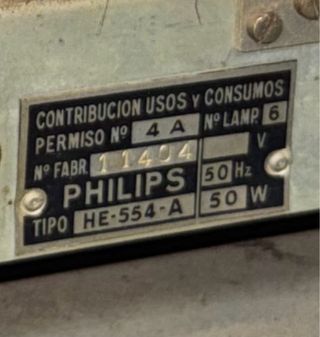 Radio Philips Antigua con Tocadiscos