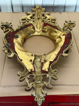 Figura de Bronce Antigua para Pared