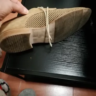 Zapatos de ante Luís Gonzalo Beige