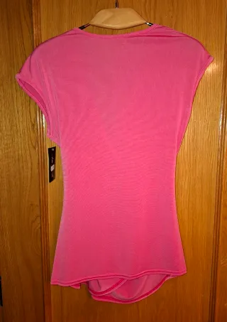 Blusa cruzada rosa