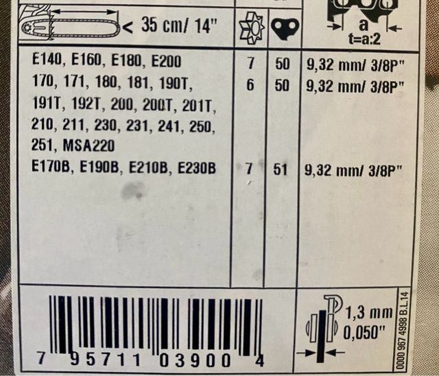 Cadena STIHL DURO Widia