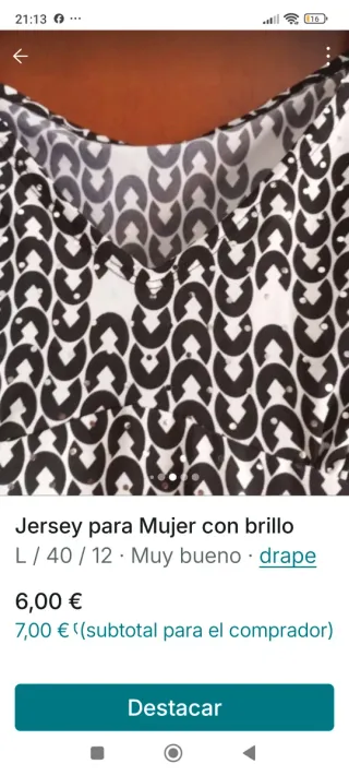 Blusa de Mujer con brillibrilli