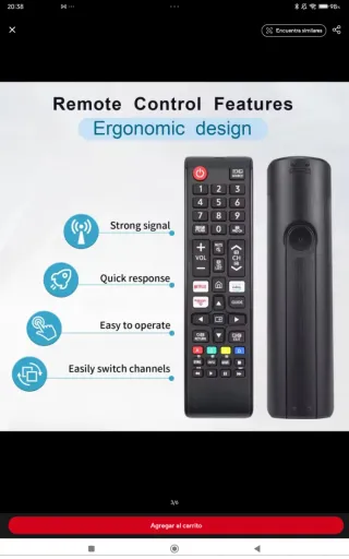 Mando a distancia TV Samsung