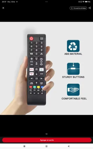 Mando a distancia TV Samsung