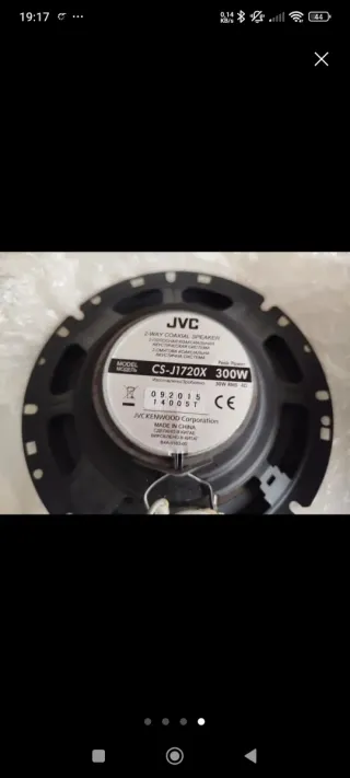 Altavoces jvc 2 vias.