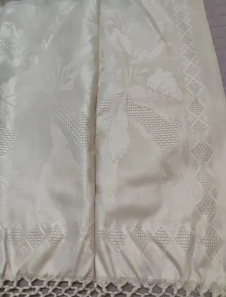 Asciugamani in fiandra di lino con frangia