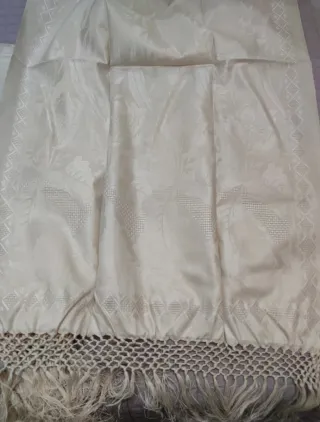 Asciugamani in fiandra di lino con frangia