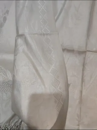 Asciugamani in fiandra di lino con frangia