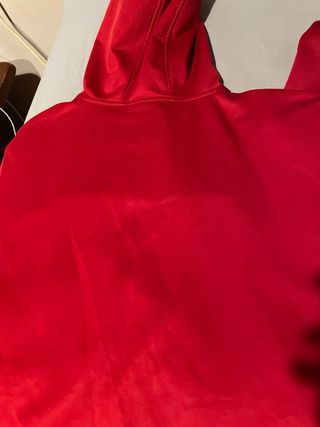 Sudadera John Smith Roja y Gris Media Cremallera