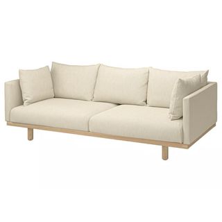 Sofá Ikea Stockholm Beige/Marrón