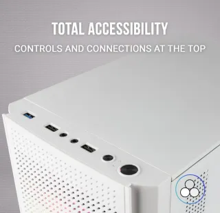 Caja PC Mars Gaming MC300 MicroATX/Mini-ITX