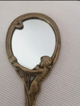 Espejo de mano, Art Nouveau