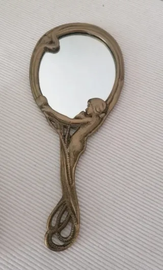 Espejo de mano, Art Nouveau