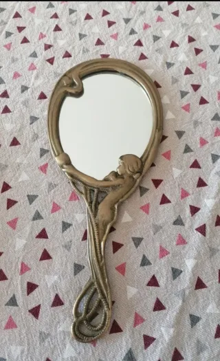 Espejo de mano, Art Nouveau