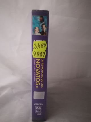 Vhs La Revanche de los Novatos III caja grande