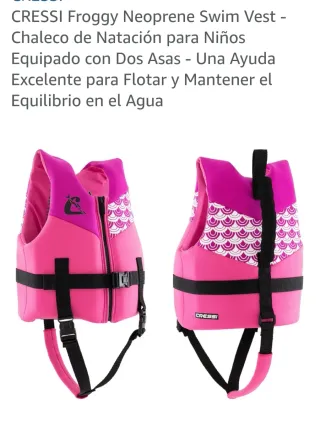 Chaleco Natación Neopreno Niños CRESSI