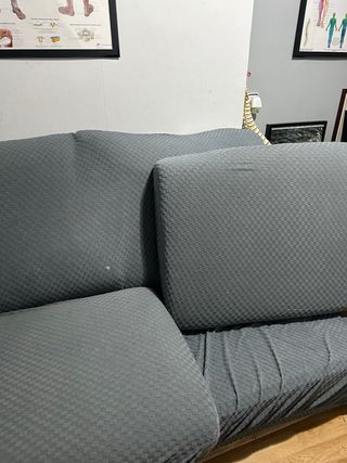 Sofá de 2 plazas gris