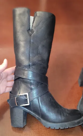 Botas de piel mujer talla 37