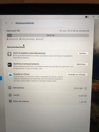 MacBook Air 13 2019 Plata