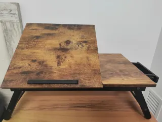 Tavolo pieghevole in legno e metallo per ufficio